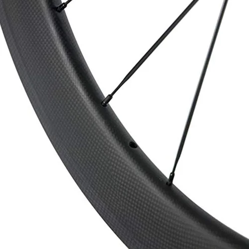 Vista 6 de Superteam 2.362 in Wheelset 700c Clincher 0.984 in U-Shape Carbon Fiber Wheel