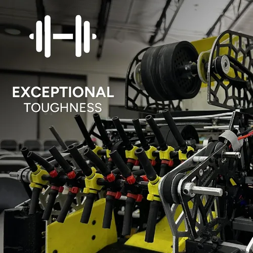 Vista 6 de Polymaker High Speed PLA Pro Filamento 1.75mm, Negro PolySonic PLA Pro Filamento de Impresión 3D 1kg - Impresión Rápida y Más Fuerte Filamento