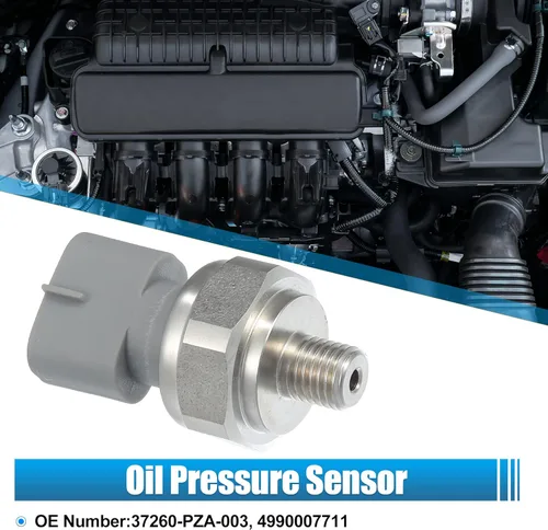 Vista 2 de X AUTOHAUX Sensor de presión de aceite del motor Interruptor Unidad de envío 37260-PZA-003 4990007711 Sensor de presión de inyección de combustible