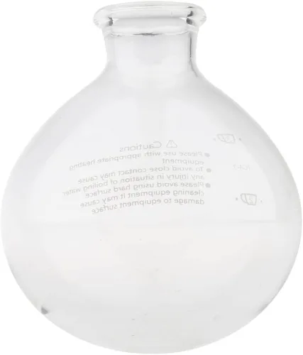 Flameer Syphon - Cafetera al vacío, sifón de sifón y espolvoreo superior, piezas de percoladores de café, 5 tazas debajo