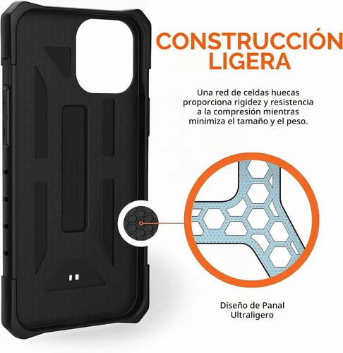 Vista 6 de URBAN ARMOR GEAR UAG Funda protectora para iPhone 12 Pro Max 5G (pantalla de 6.7 pulgadas), resistente y ligera, delgada, a prueba de golpes