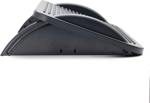 Vista 3 de IO CREST - Reposapiés ergonómico para debajo del escritorio con 3 posiciones de ángulo, ajuste de ángulo de inclinación de 30 grados, textura Negro