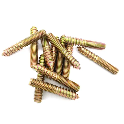 Vista 5 de Paquete de 12 Pernos Colgantes M10 x 60 - Pernos de Doble Cabeza de 60mm(2.36") - Tornillos Colgantes de Espiga de Madera de 10mm(0.39") para Muebles