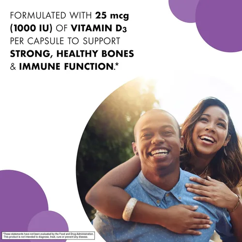 Vista 5 de BlueBonnet Nutrition Vitamina D3 1000 UI, ayuda en el crecimiento muscular y esquelético, colecalciferol de lanolina, sin OMG, sin gluten, sin soja