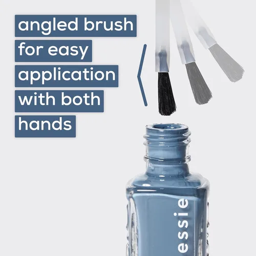 Vista 6 de essie Expressie Esmalte de uñas, esmalte de uñas azul de secado rápido, vegano, Bring The Beat, 0.33 onzas líquidas