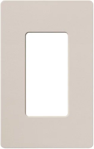 Vista 7 de Lutron Claro - Placa de pared de 1 banda (paquete de 6) CW-1-AL-6 almendra