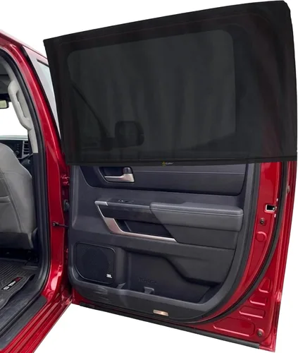 Vista 27 de EcoNour Paquete de 2 protectores de ventana de automóvil para Toyota 4 Runner (2010-2025), de malla transpirable, 100% protección contra insectos