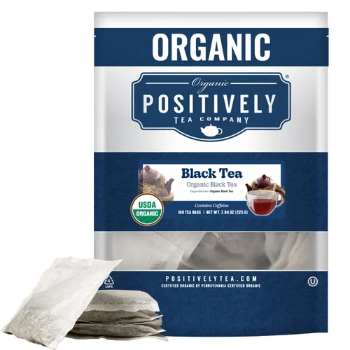 Vista 68 de Organic Positively Tea Company, Té Rooibos de vainilla y naranja sanguina, hoja suelta, 4 onzas