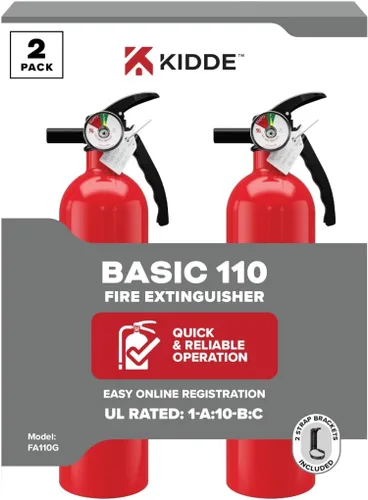 Vista 14 de Kidde, FA110G, Extintor multiusos para casa, oficina, dormitorio, residencial, 1A10BC