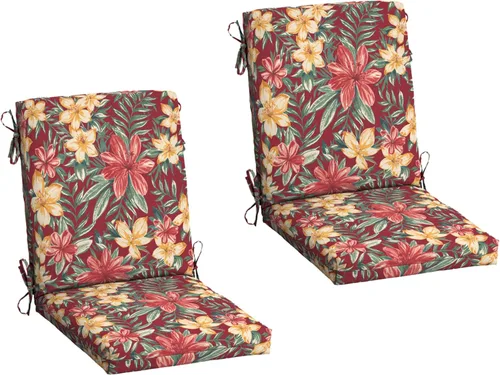 Vista 53 de Arden - Cojín para silla de comedor al aire libre, 20 x 20 pulgadas, resistente a la lluvia y a la decoloración, Salome Tropical