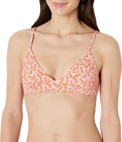 Vista 21 de Amazon Essentials Traje de baño triangular para mujer con tirantes ajustables Rojo ladrillo.