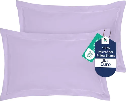 Vista 36 de Royale Linens Paquete de 2 fundas de almohada de tamaño estándar de 20 x 26 pulgadas, microfibra cepillada, fundas de almohada de cama, resistentes