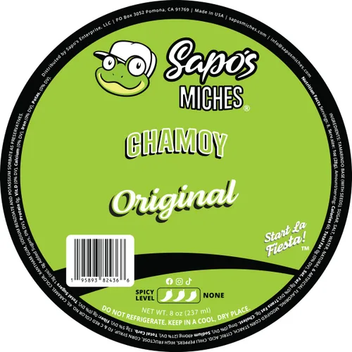 Vista 10 de Sapo's Miches Chamoy Rim Dip - Salsa de caramelo de tamarindo para bebidas, micheladas y cócteles, 8 onzas (Mango)