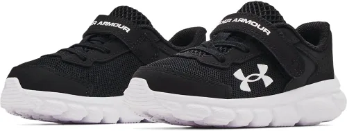 Vista 2 de Under Armour Assert 9 - Tenis de correr unisex con cierre alternativo para niños