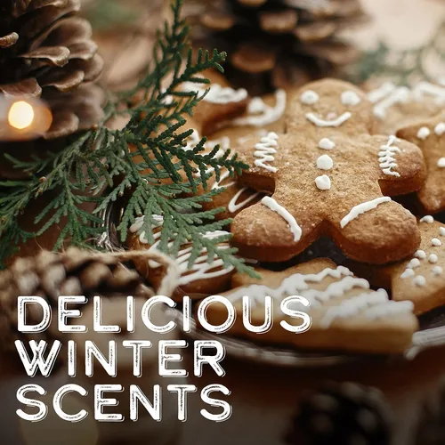 Vista 4 de Velas de Navidad perfumadas, galleta de jengibre, velas perfumadas de Navidad, invierno, vacaciones, velas de Navidad, velas perfumadas