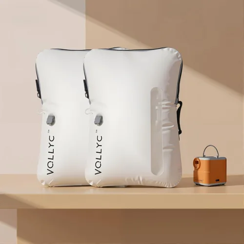 Vista 11 de Bolsas de vacío de viaje impermeables de 25 L, diseño resistente al desgarro, almacenamiento de compresión ligero, bolsas duraderas de sellado al