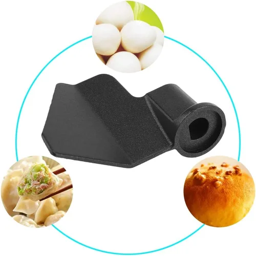 Vista 4 de Paleta para hacer pan, pieza universal de acero inoxidable para amasar, repuesto de paleta mezcladora, color negro