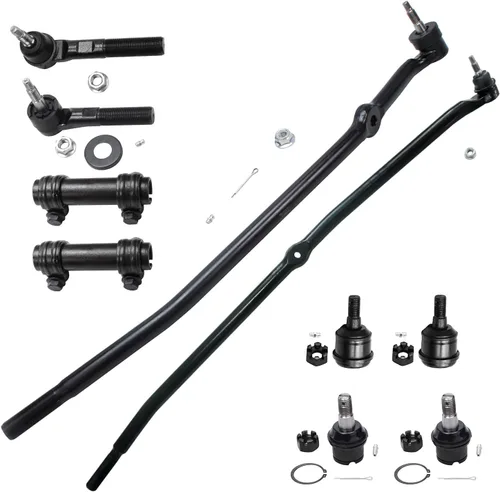 Detroit Axle - Kit de suspensión delantera 4WD de 10 piezas para Dodge Ram 03-08 2500 3500 Reemplazo 2003 2004 2005 2006 2007 2008, 4 rótulas, 4