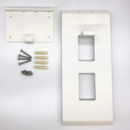 Vista 4 de Helmablage Helmhalterung Para Motorrad Halter Regal Rack Fixierung Fixierung Berg an der Wand Blanco