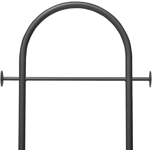 Vista 6 de Perchero de metal con base de mármol, moderno perchero para dormitorio, perchero de pie, resistente, para bolsa, sombrero, bufanda, chaqueta, negro