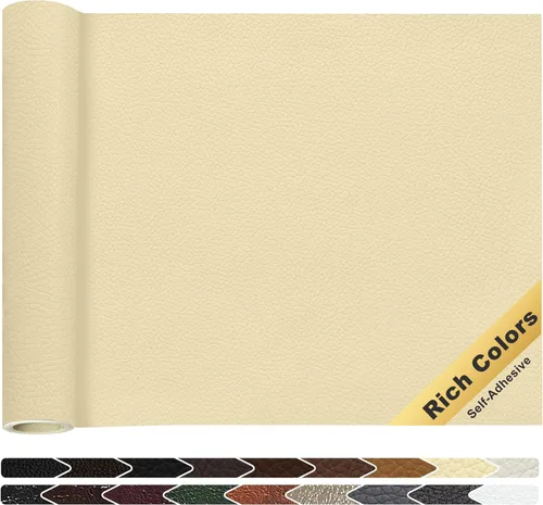 Vista 53 de KING MOUNTAIN Parche de reparación de cuero, cinta autoadhesiva de reparación de cuero de 4 x 63 pulgadas para muebles de cuero dañados, asientos