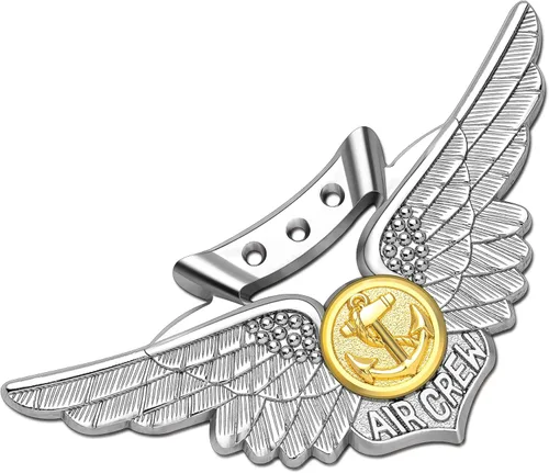 Vista 25 de Emblema de metal de la tripulación de la Fuerza Aérea