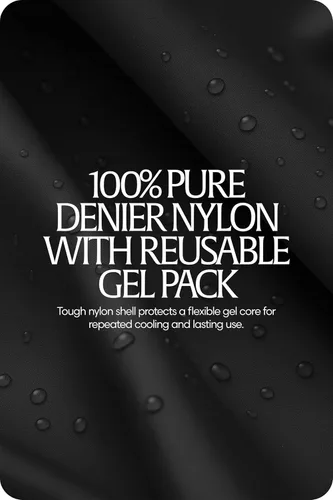 Vista 6 de Equinavia Cool Relief Therapy - Par de botas de hielo para caballos, paquete de gel con correas ajustables, 16.5 x 15.5 pulgadas, con bolsa de Negro