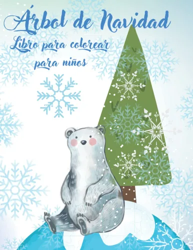 árbol de Navidad Libro para colorear para niños (Spanish Edition)