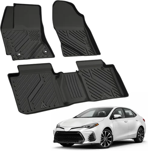 Vista 76 de LASFIT Alfombrillas de piso para Toyota Tacoma 2008-2011 Cabina de Acceso Transmisión Automática, Forro de Piso de Ajuste Personalizado para Todo