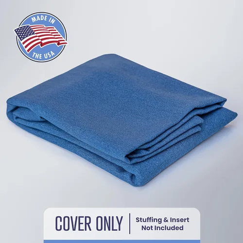 Vista 4 de Mayfield Funda de cama de perro mediano de mezclilla – Edredón con cremallera para cama de mascotas – Protección adicional para cama de perro o cama
