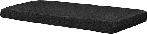 Cojín de banco para interiores y exteriores, impermeable, para asiento de silla, cojín para asiento de columpio de patio, jardín, espuma gruesa y