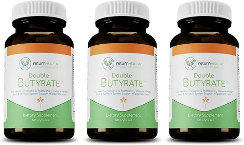 Vista 8 de Suplemento de doble butirato para la salud intestinal Suplementos digestivos probióticos y posbióticos para apoyo intestinal Mejora la función