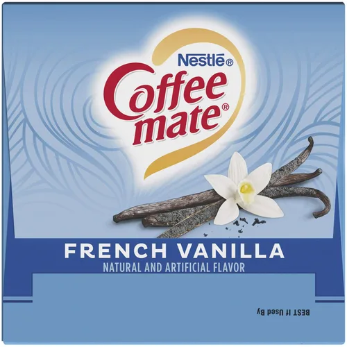 Vista 6 de Coffee-mate Crema para café en envase individual líquida, sabor vainilla francesa, 24 unidades (paquete de 4)
