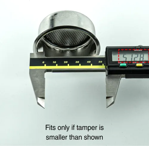 Vista 6 de HUGH, de IMS: cesta de filtro de precisión de 51 mm, serie de competición, cesta de filtro de café, portafiltro de acero inoxidable, compatible
