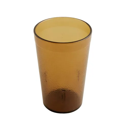 G.E.T. 6605-1-A - Vasos de plástico resistentes para restaurantes, 5 onzas, ámbar (juego de 12)