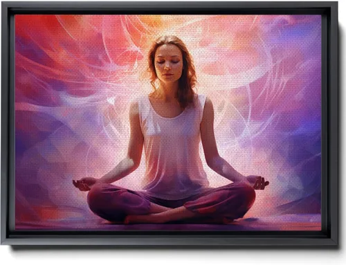 Meditation Wall Art, Huge Canvas Home Decor, Peace, Chakra, Meditation Wall Decor, Aura Art, Lotus, Yoga Art, Energy, Mandala, Wall Art, Wall Art,