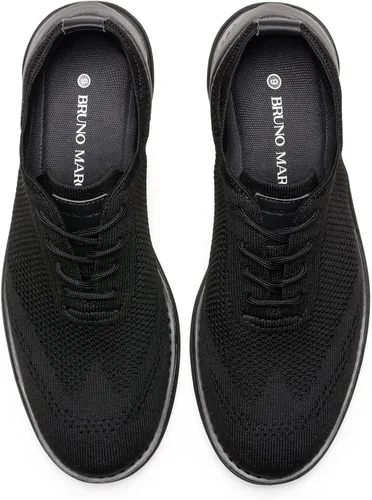 Vista 4 de Bruno Marc Zapatillas de malla para hombre Oxfords ligeras