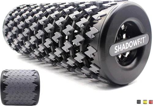 Shadowfit Equipo de rodillos de espuma para dolor muscular, tejidos, rodillos de masaje para un máximo alivio de tensión, espuma de alta densidad