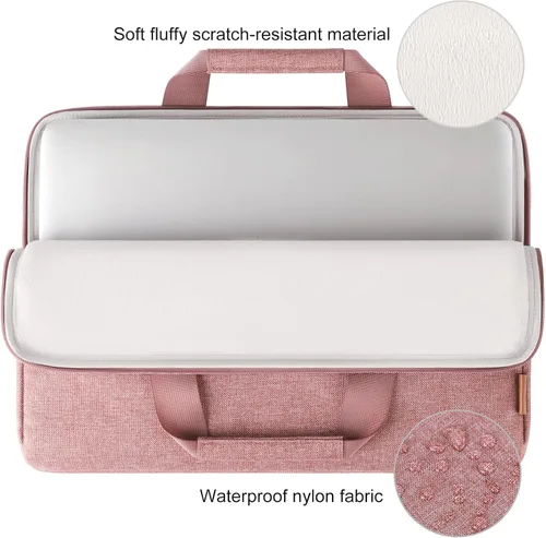 Vista 4 de DOMISO Funda protectora para laptop de 14 pulgadas compatible con MacBook Air 15 M4 M3 M2, MacBook Pro, HP Dell ASUS Lenovo Chromebook de 14 a 15