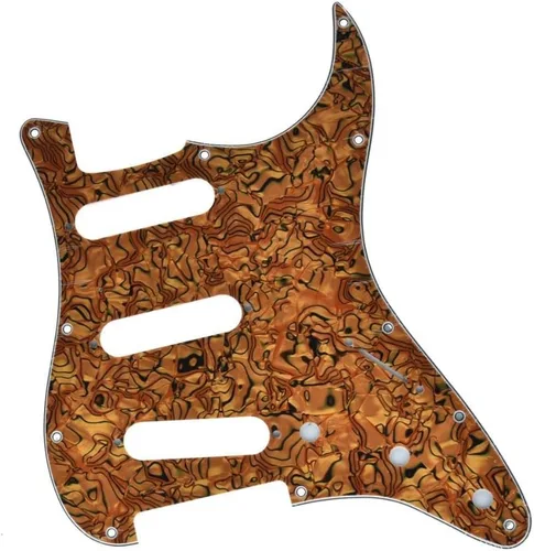 Vista 28 de KAISH - Golpeador de 11 agujeros estilo ST/Strat, SSS, para Stratocaster de EE. UU./México, perla de abulón