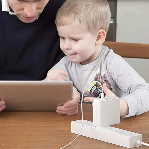 Vista 7 de Cargador Mac Book Pro – Cargador USB C de 118 W, cargador rápido compatible con MacBook Pro/Air, M1 M2 M3 M4 M5, iPad Pro, Samsung Galaxy y más