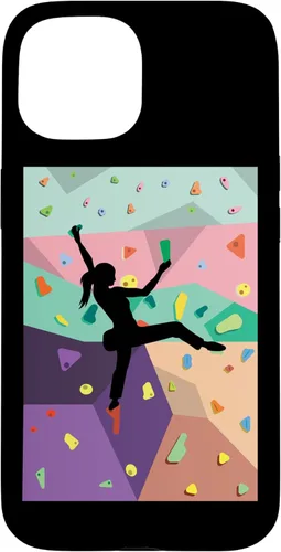 Vista 6 de Cute Colorful Rock Climbing Bouldering Wall Climber Case for iPhone 16
