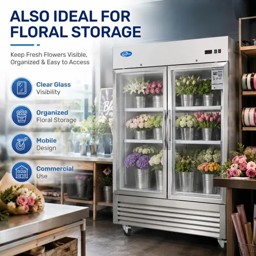 Vista 10 de Refrigerador comercial de la bebida de 49 pies cúbicos