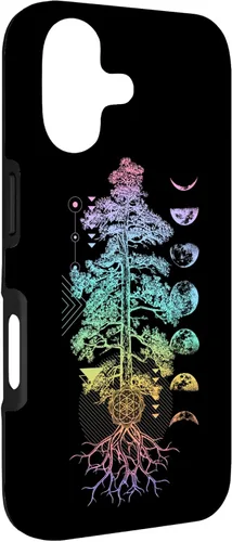 Vista 3 de Tree of Life Phases of The Moon Yoga Chakra Gift Case for iPhone 17