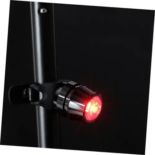 Vista 8 de ORFOFE Luz trasera de bicicleta recargable por USB, luz roja de advertencia de ciclismo con modos CNC aleación de aluminio nocturna intermitente