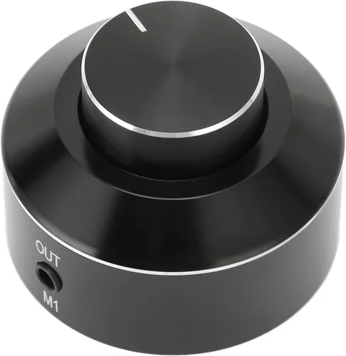 Vista 4 de Mini mando de control de volumen activo controlador de volumen, perilla de control de volumen de 0.138 in, ajuste de audio de altavoz, para ver