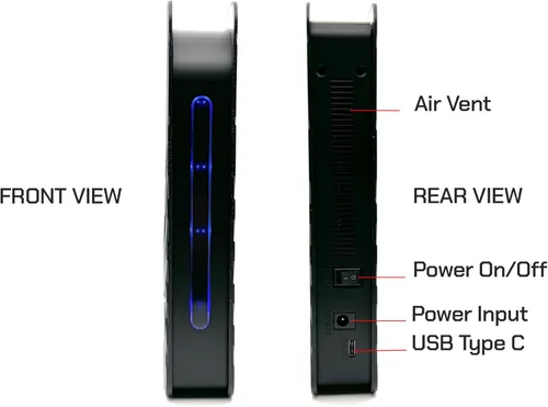 Vista 3 de Avolusion PRO-T8 - Disco duro externo USB 3.0 de 3 TB para PC y portátil con sistema operativo Windows