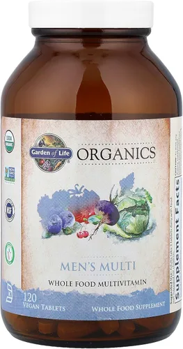 Vista 3 de Multi tabletas Garden of Life Kind Organics para hombres, 120, 1, 1
