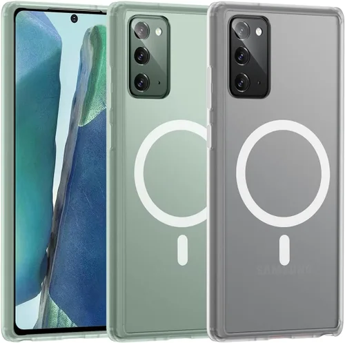 Vista 11 de TIANNIUKE Funda magnética para Samsung Galaxy S21 Ultra, translúcida mate antihuellas, compatible con MagSafe, ajuste delgado, a prueba de golpes