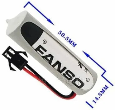 Vista 4 de ER14505H Batería AA ER14505 Batería 2700mAh 3.6V Batería no recargable con enchufe (1 batería ER14505H)